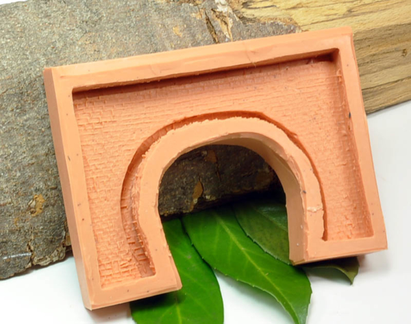 (T02) Silikonform für zweigleisiges Tunnelportal, Spur N