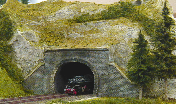(T02) Silikonform für zweigleisiges Tunnelportal, Spur N – Bild 2