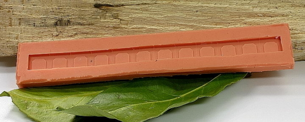 (HK01) Silikonform für Bahnsteigkante, Betonformteile, 1:87 H0, H0m, H0e